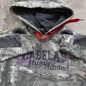 Cabela’s Purple Hoodie L Cropped Boxy Gorpcore Outdoors Streetwear Sweatshirt